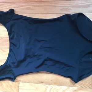 Black Yumiko Leotard